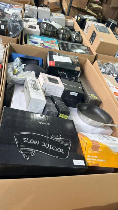 Техніка ОПТ! Лідл,Амазон палети-мікс бокси,мультимедіа,парксайд,різне