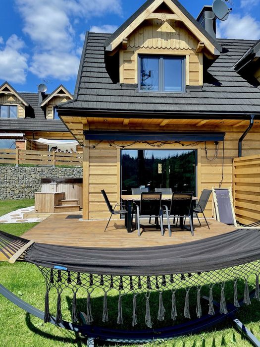 Domek w górach jezioro z prywatną balią jacuzzi Święta Sylwester ferie