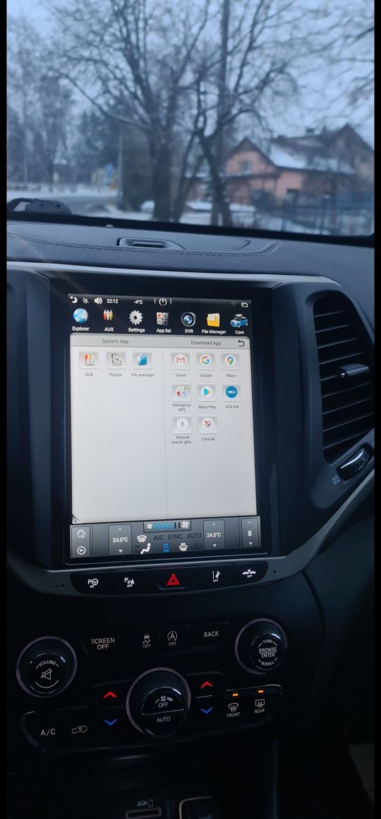 Radio samochodowe Cherokee KL android