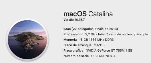 iMac 27 - 2013 - 16GB ram - 480GB disco - impecável