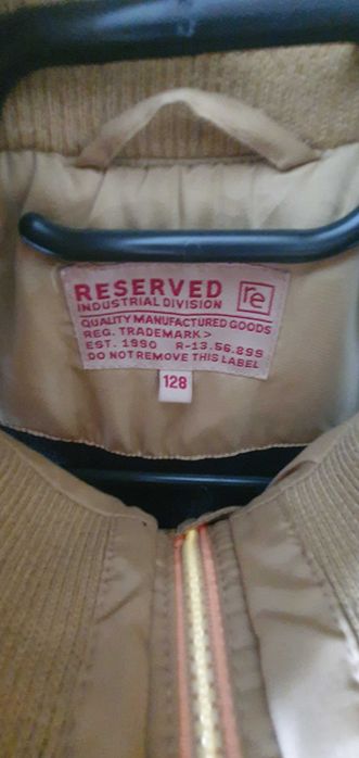 Bezrękawnik Reserved  128, kolor musztardowy