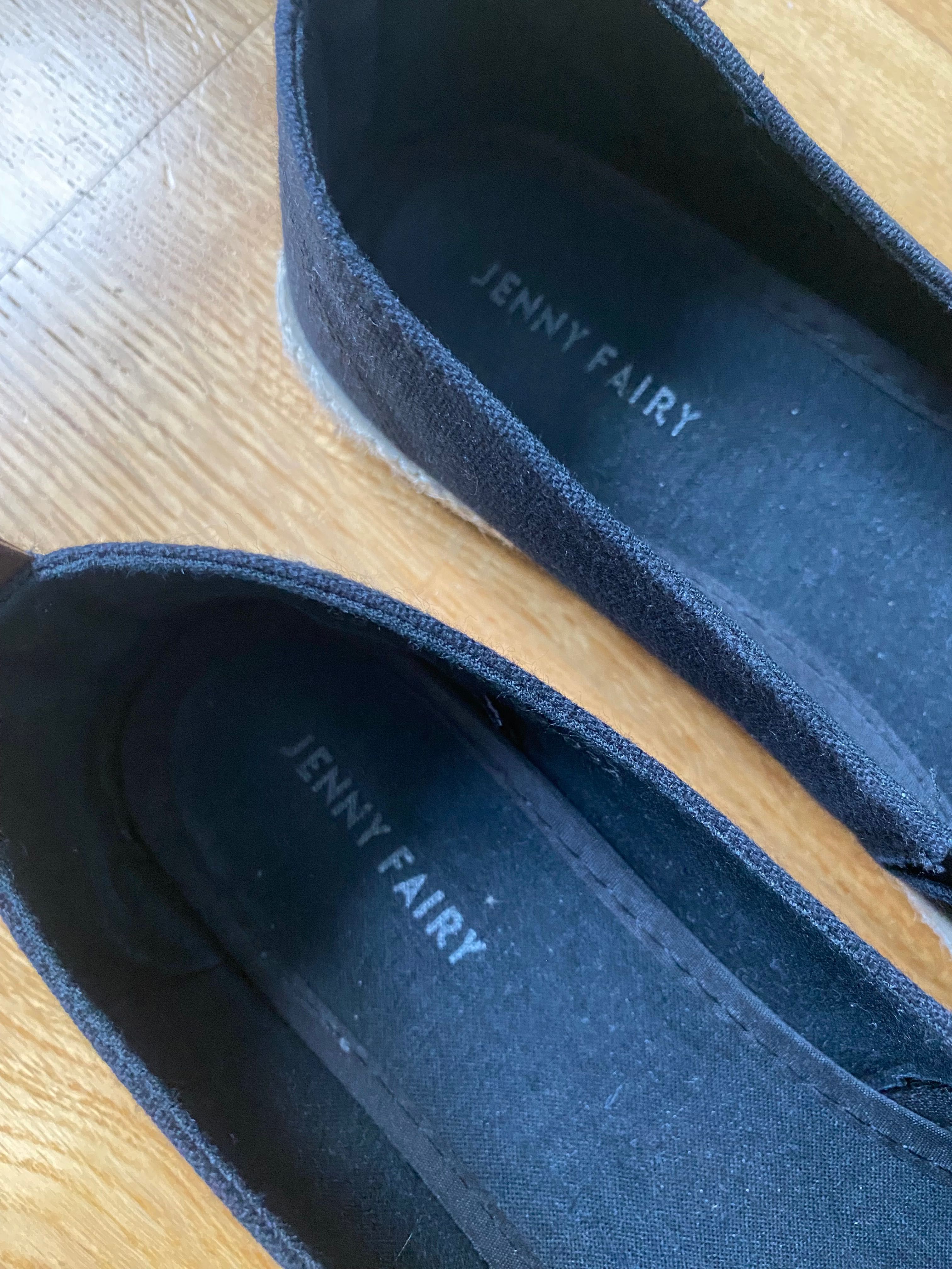 Buty damskie espadryle czarne idealne na wiosnę i lato