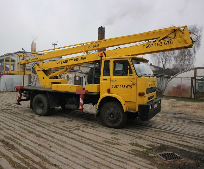 Podnośnik koszowy zwyżka 18 m Star 200 P-184 H z silnikiem SW-400
