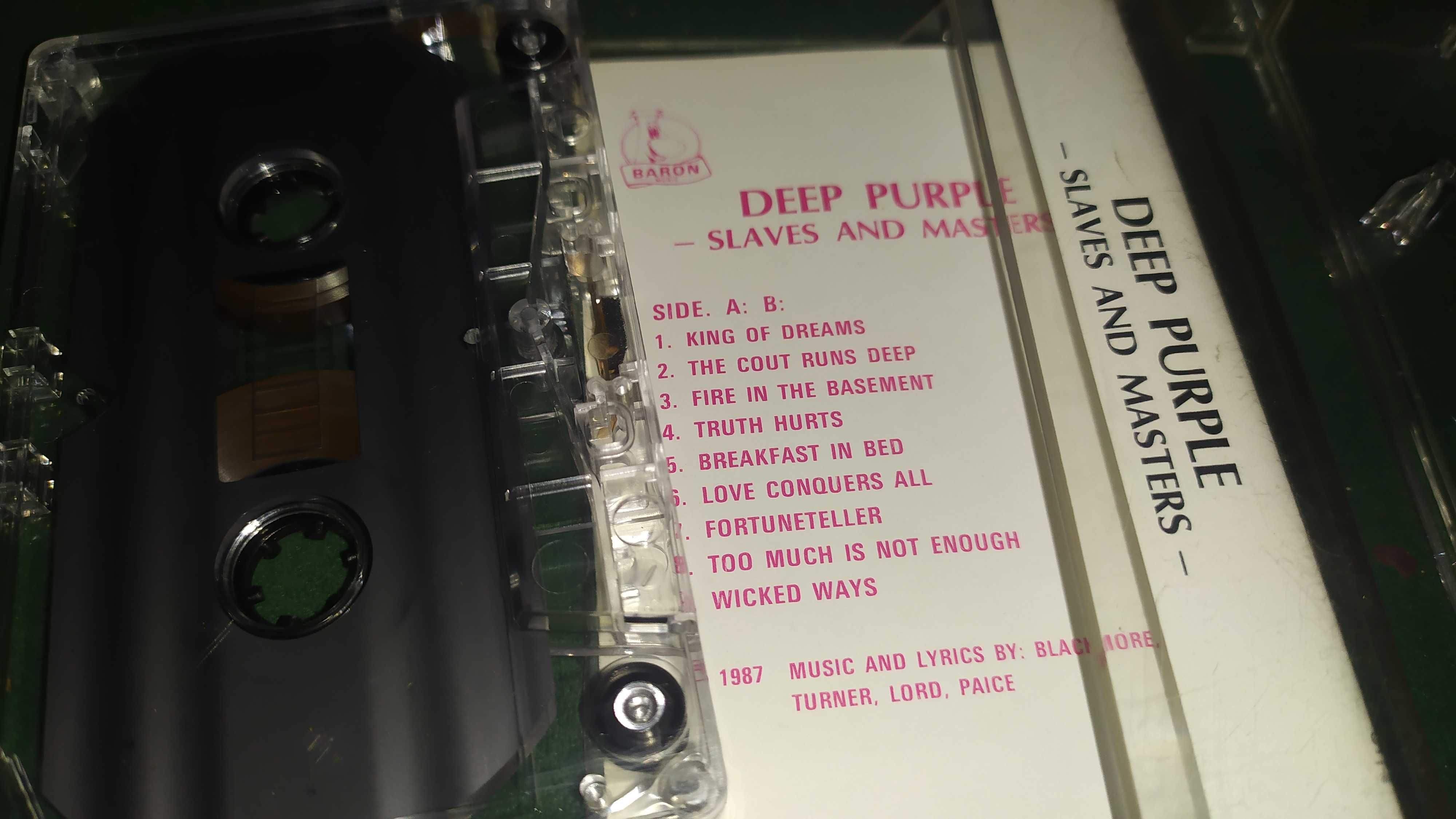 Deep Purple - Slaves and masters kaseta