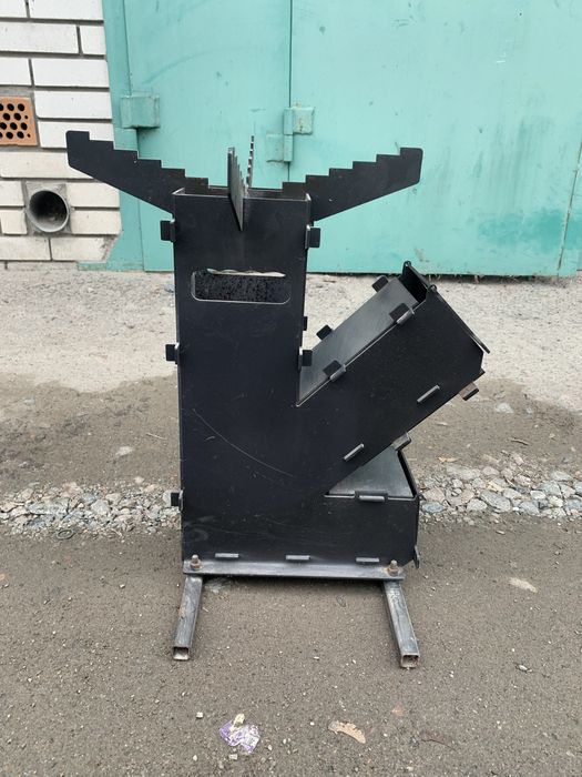 Турбопечь щепочница длядачи,кемпинга,рыбалки.