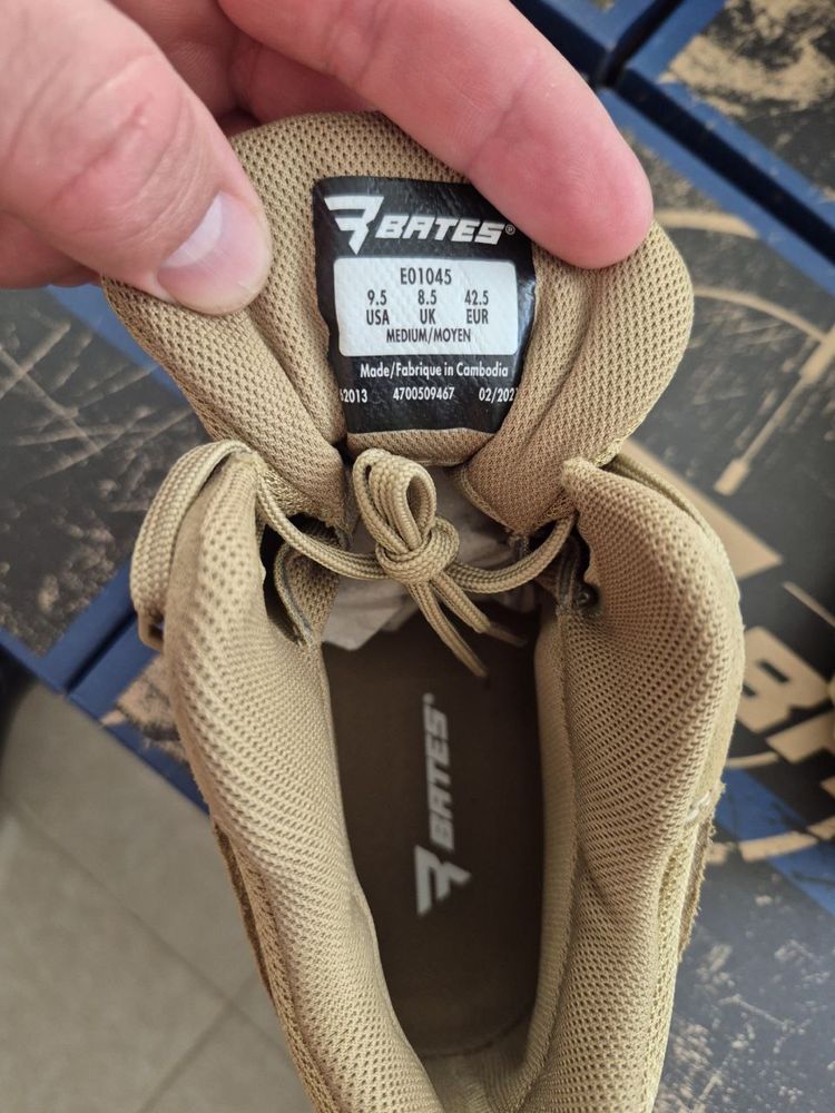 ЗНИЖКА‼️Кросівки тактичні дихаючі койот Bates Rush Shield Mid DRYGuard