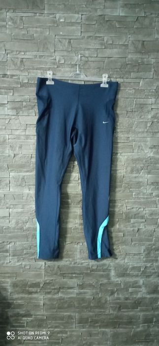 Granatowe leginsy sportowe damskie Nike r. 44/2 xl