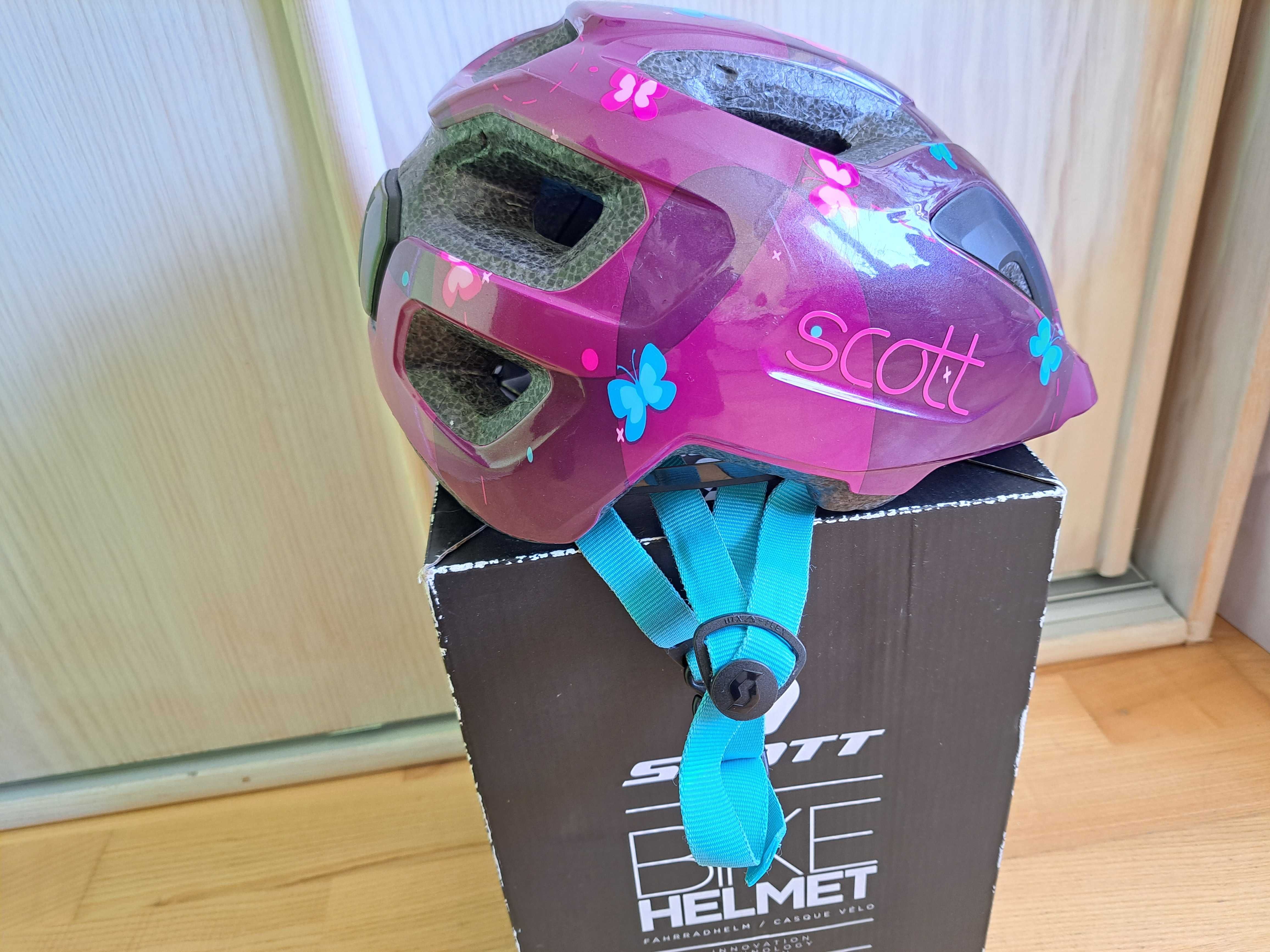 KASK ROWEROWY SCOTT dziewczęcy 46-52 cm