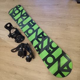 Deska snowboardowa volkl stroke 160 cm z wiazaniami ride spi
