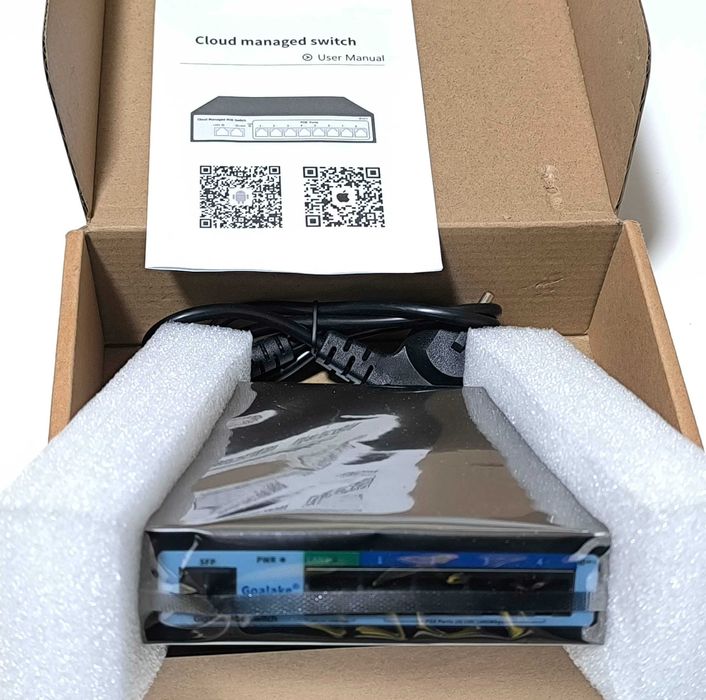 Керований POE комутатор GoaLake 1000Mbps 5+1+1 Ports