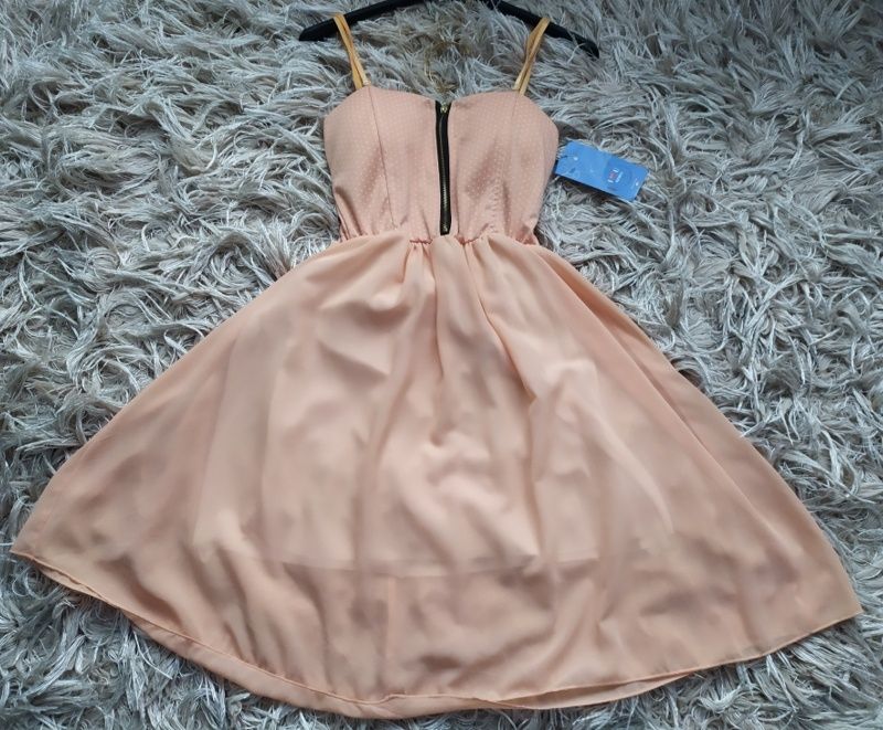 Nowa sukienka z metką pomarańczowa r. uniwersalny