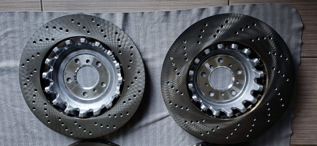 Tarcze OE BMW M5 F10 M6 F06 F12 F13 P+T nowe komplet 400x36 396x24