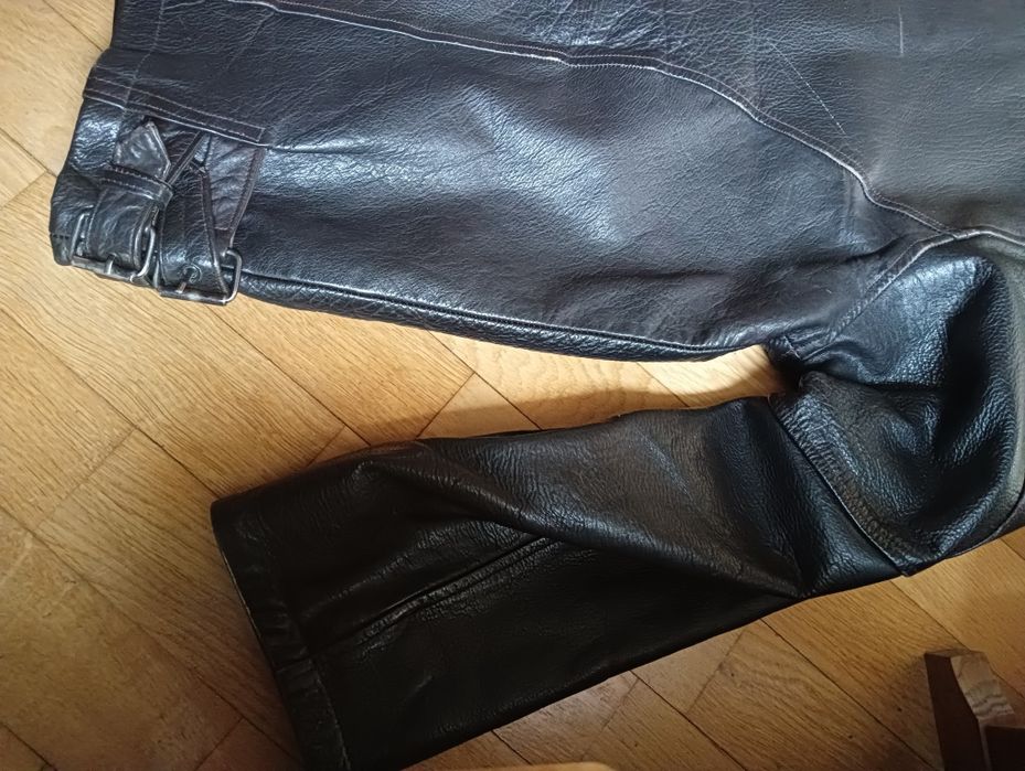 Kurtka skórzana vintage XL/XXL skóra j. ochnik pilotka bomberka