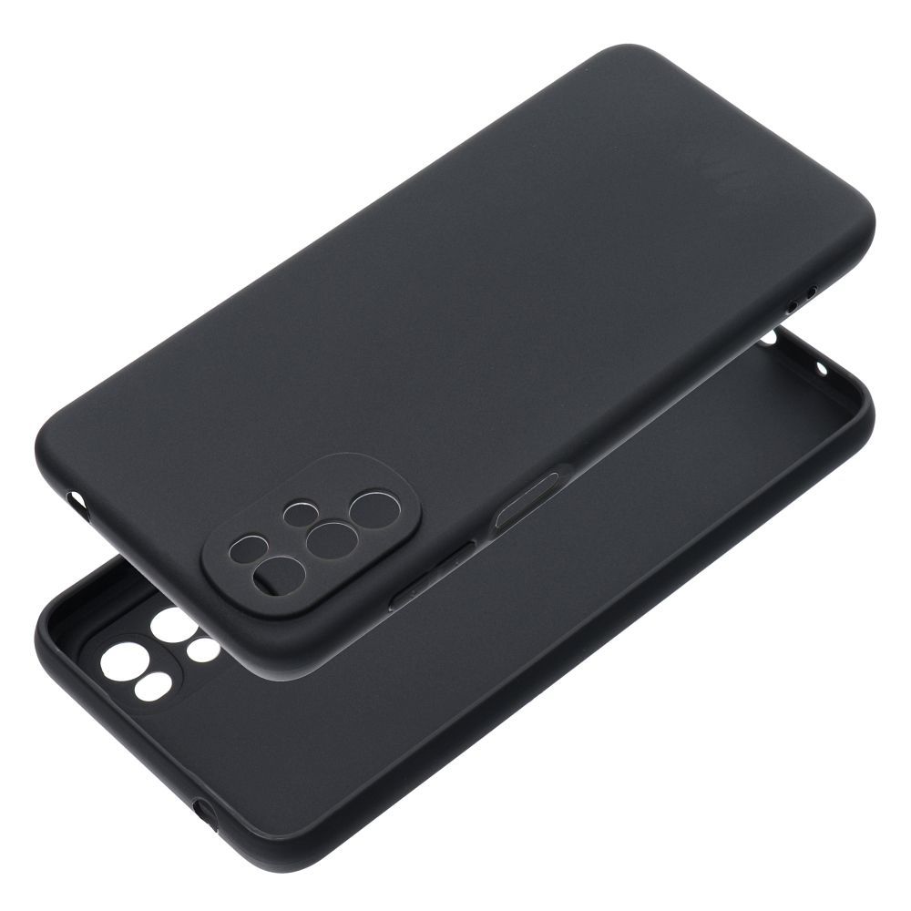 Etui Case Plecki Matt Do Motorola E32S / G22 Czarny + Szkło 9H