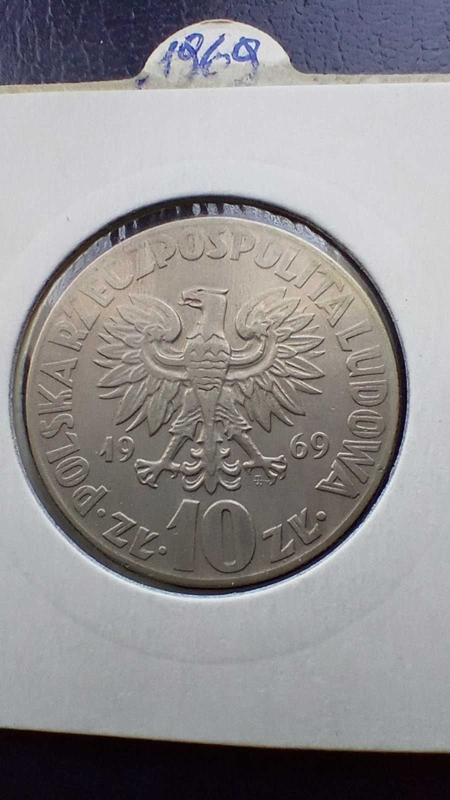 Stare monety 10 złotych 1969 Mikołaj Kopernink PRL