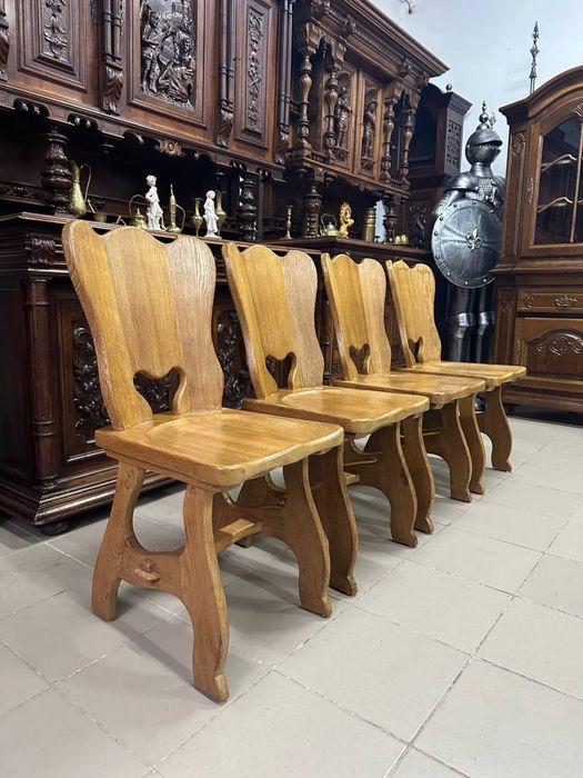 Стільці дерево масив стулья дуб 2968