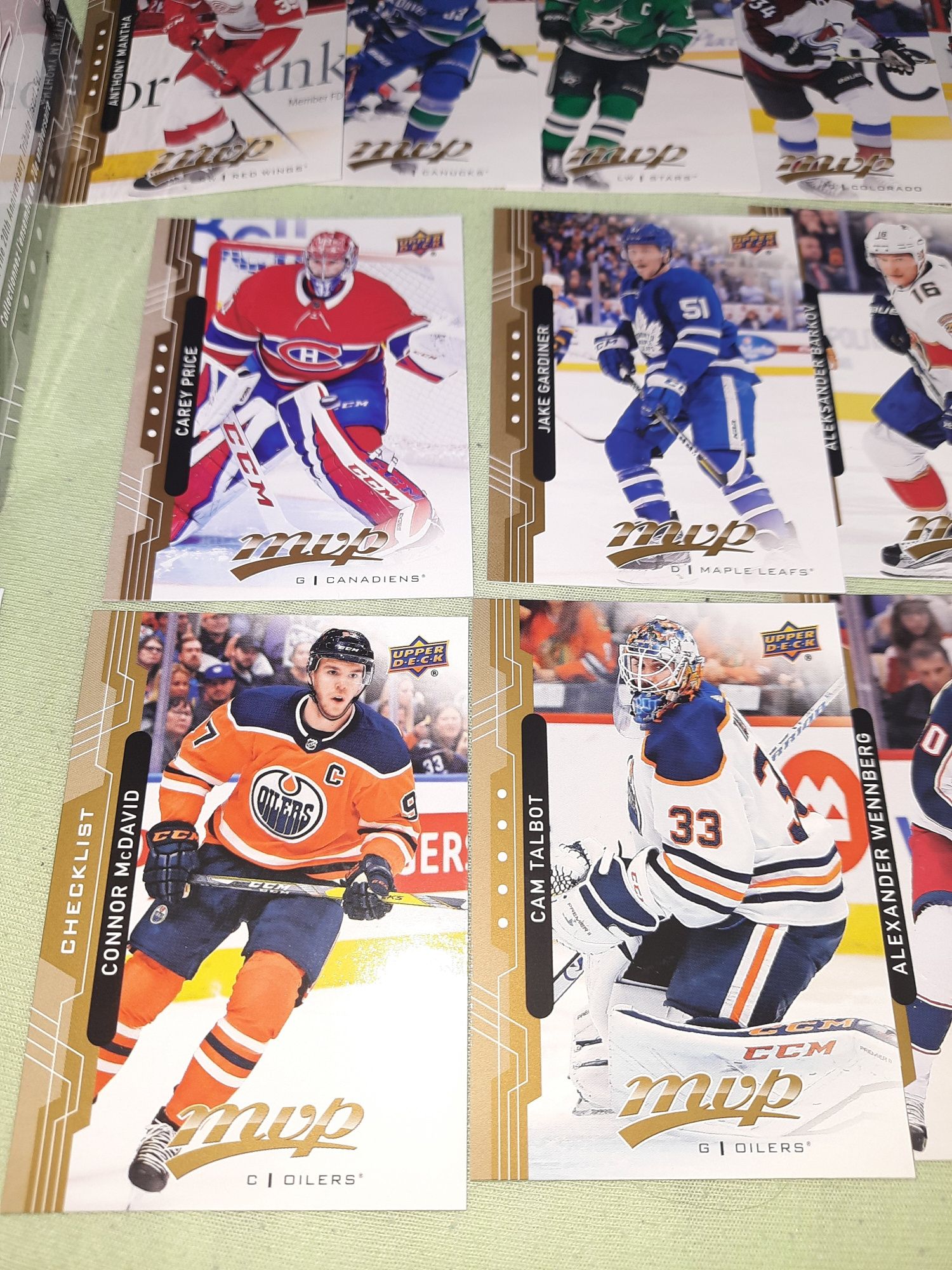 paczki z kartami NHL upper deck