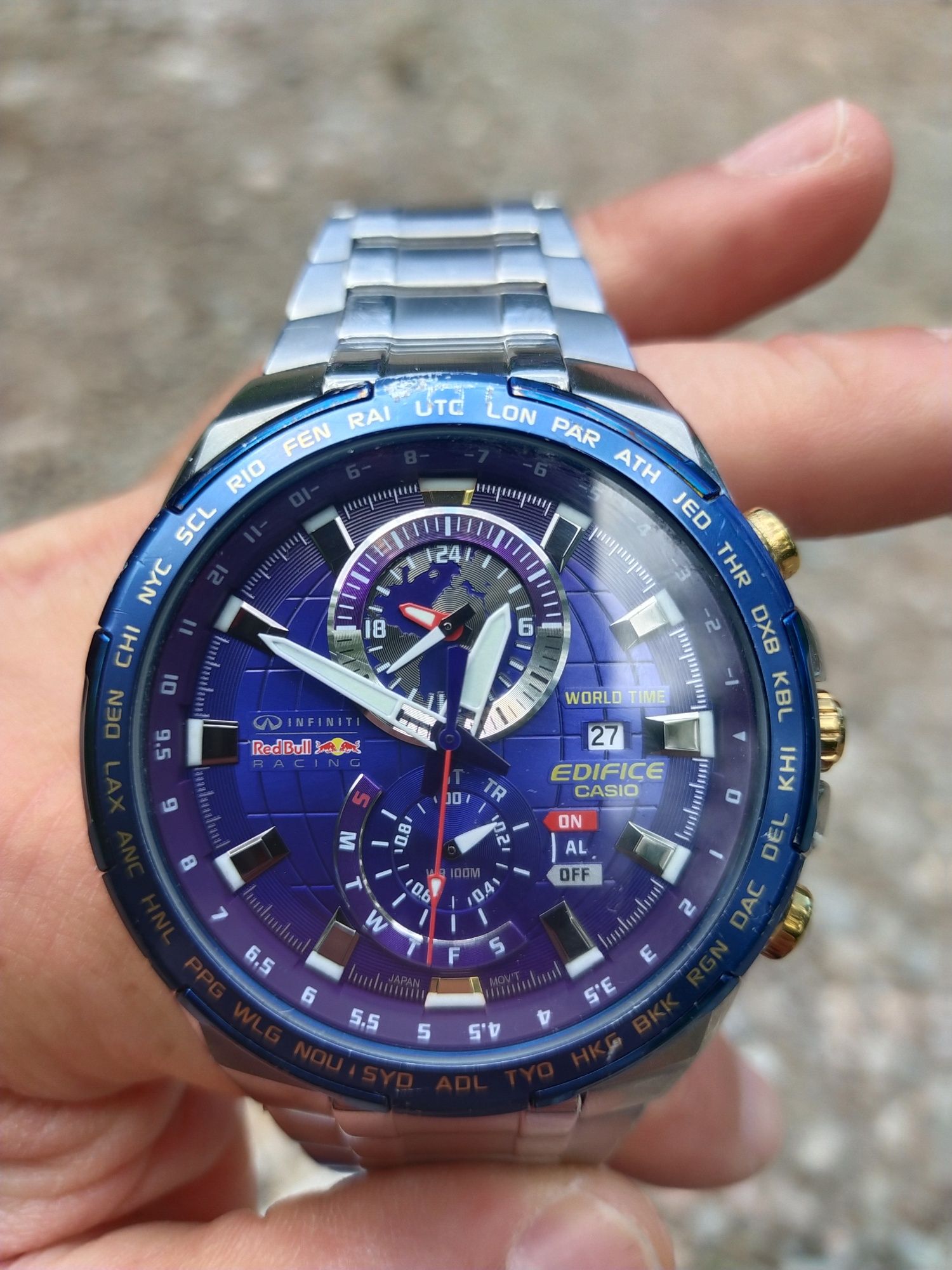 Casio edifice Red Bull Infiniti edition