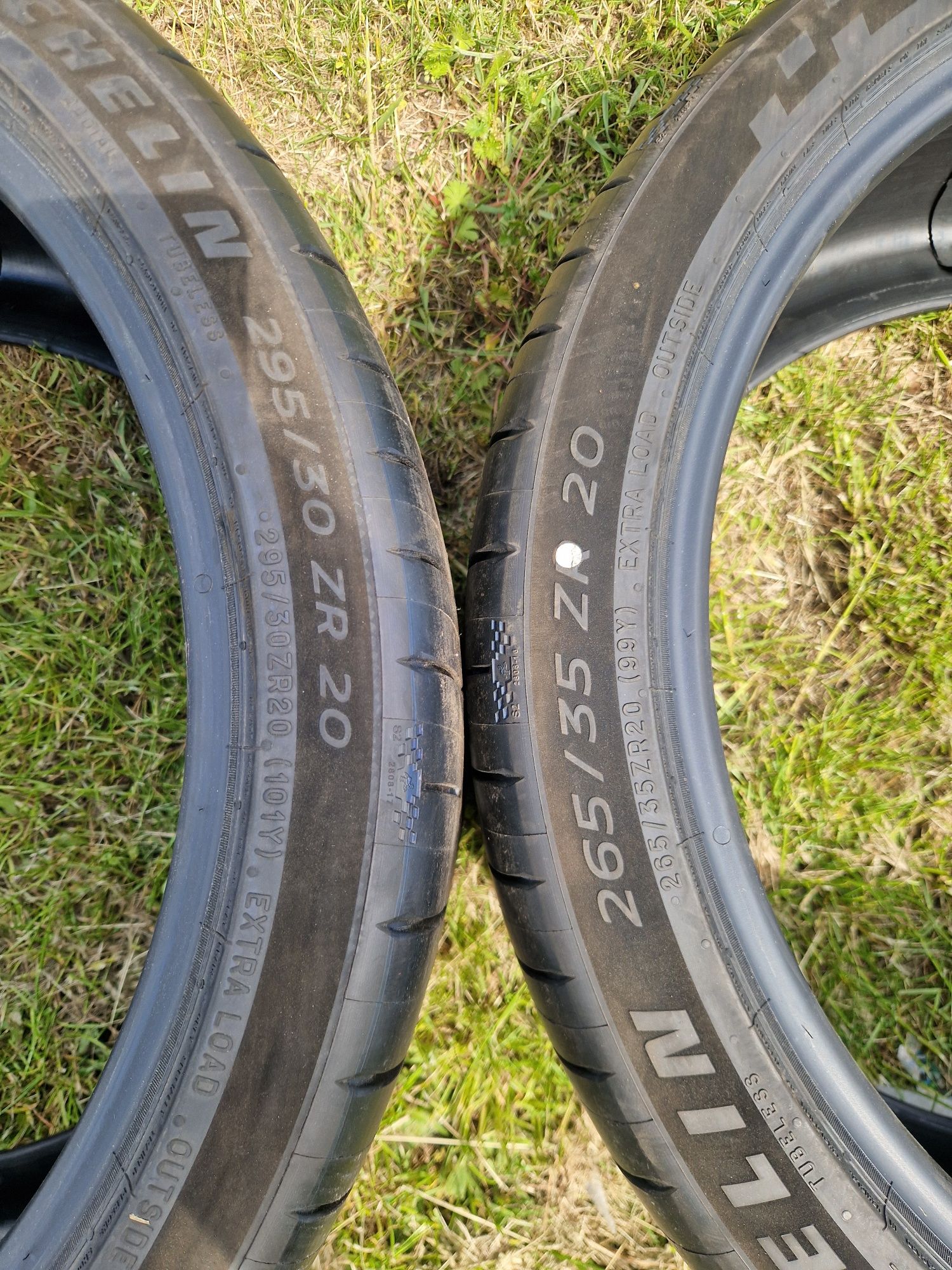 Opony 265/35R20 przód  295/30R20 Tył Nowe Michelin 25rok