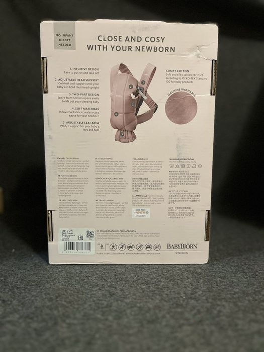 Детский рюкзак-кенгуру Mini BabyBjorn от 0 до 1 года