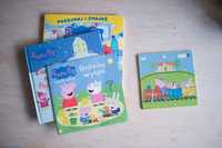 zestaw dla miłośniczki Świnka Peppa książeczki + puzzle