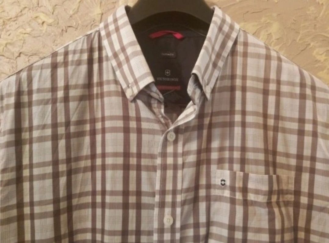 Elegancka koszula myśliwska Victor INOX. L