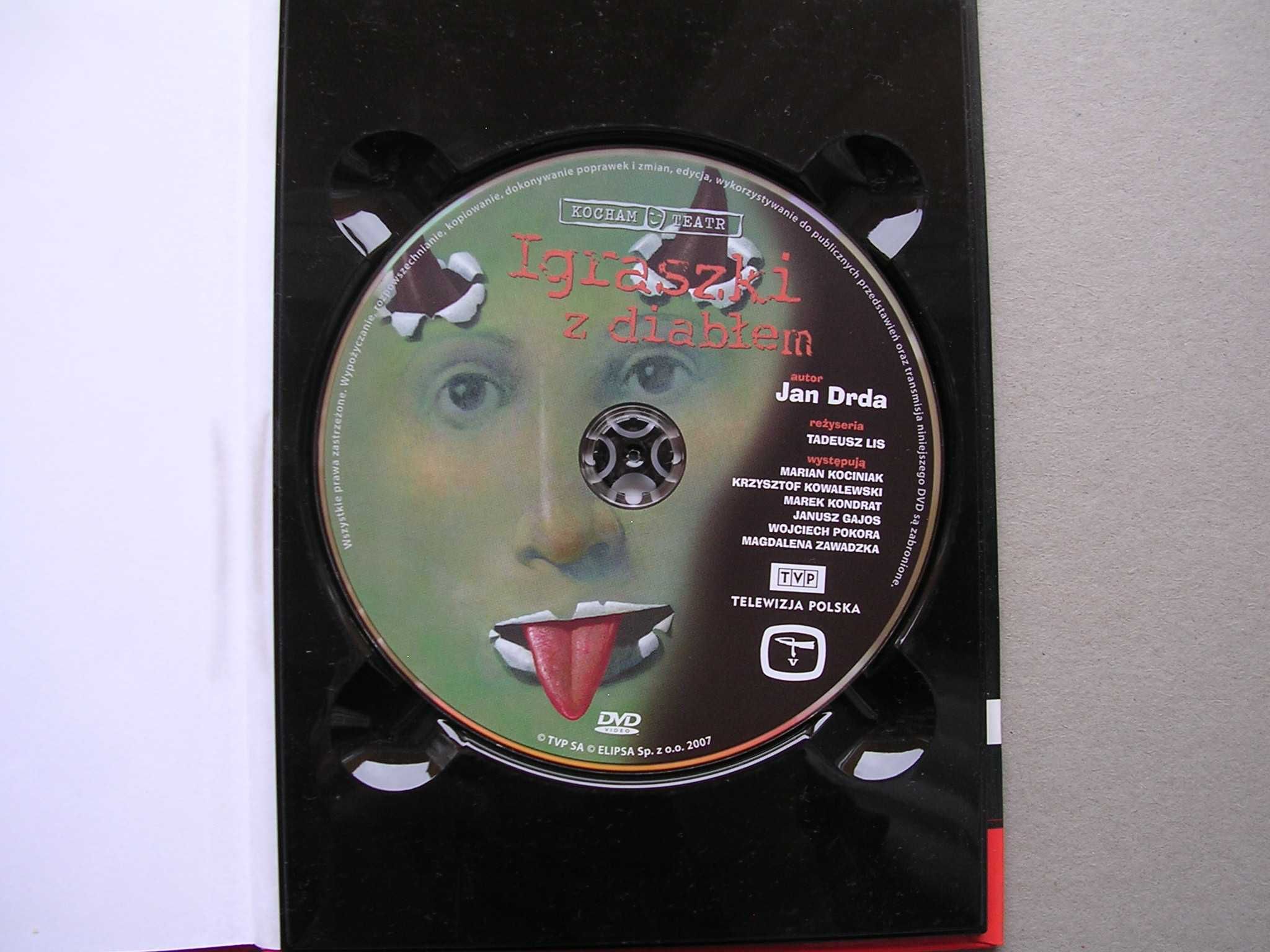 Płyta cd/dvd Igraszki z diabłem Jan Drda spektakl teatralny