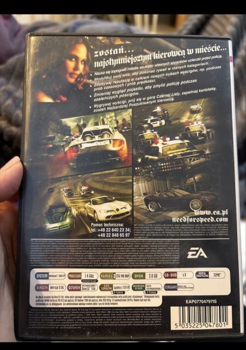 Need for Speed Most Wanted PC DVD 2005 PL