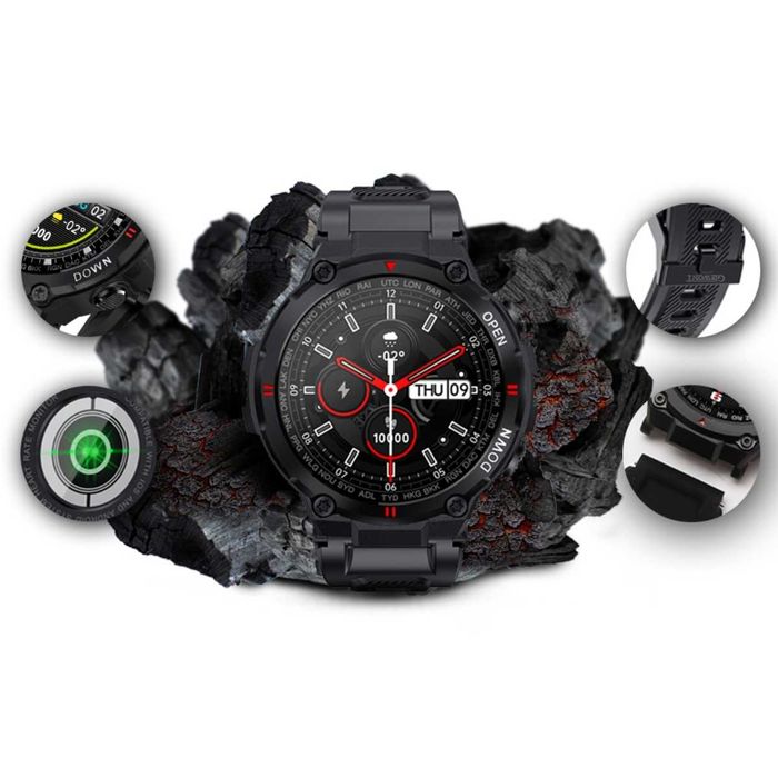 Smartwatch GIEWONT Focus SmartCall GW430-1 - Carbon