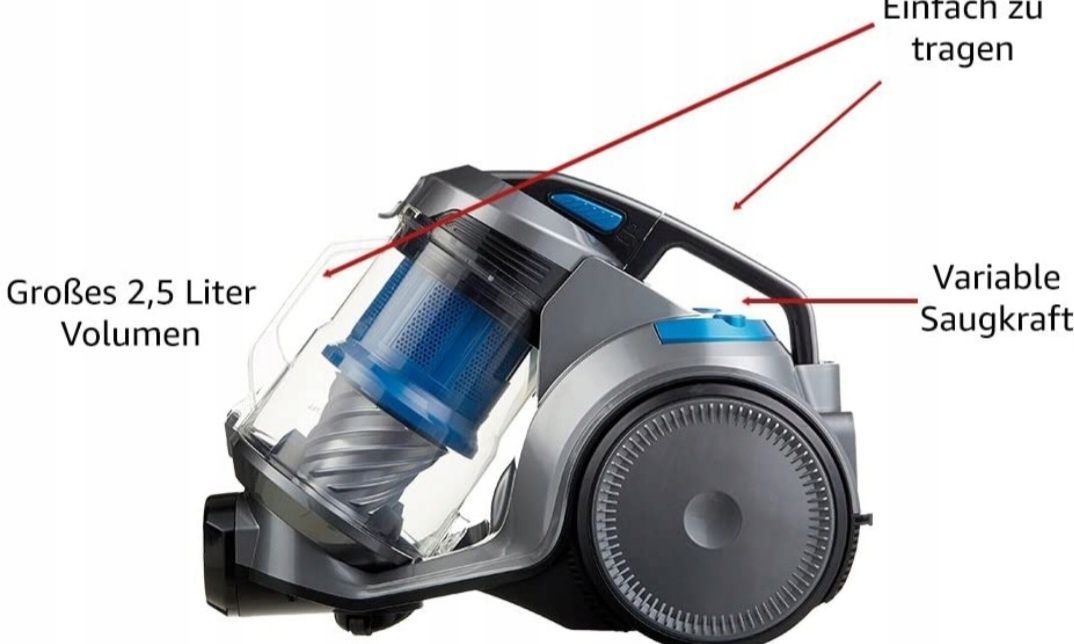 Odkurzacz bezworkowy Amazon VCM43B16H, 700 W