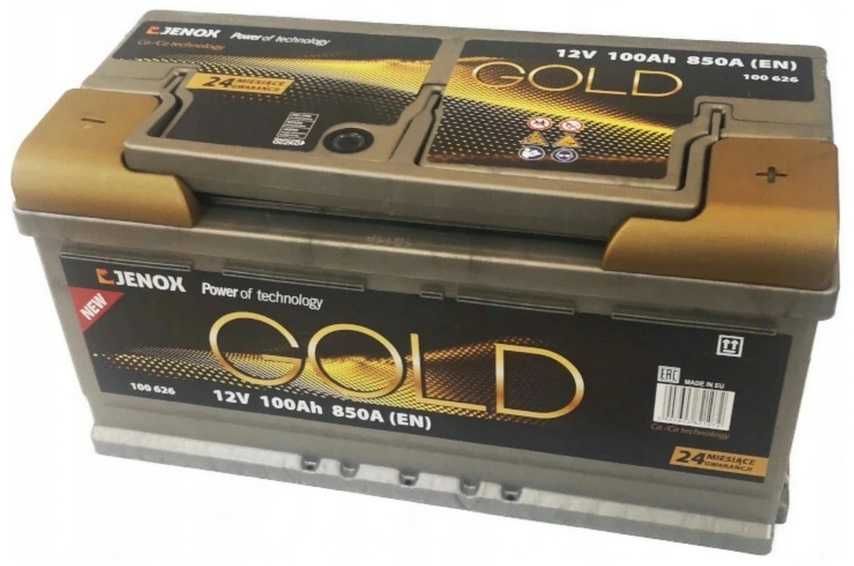 Akumulator Jenox Gold 12v 100ah 850a P+ Radom wysyłka FREE
