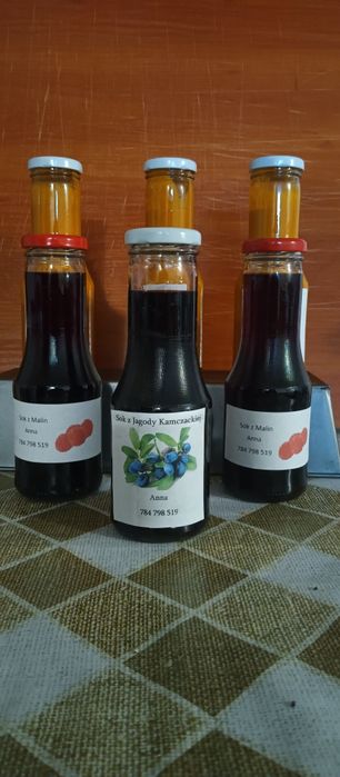 Sok rokitnik malina jagoda kamczacka