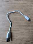 3 sztuki biały kabel micro USB 20cm