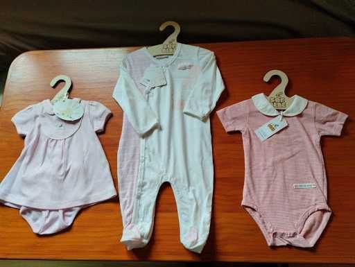 20 peças roupa menina 6 meses