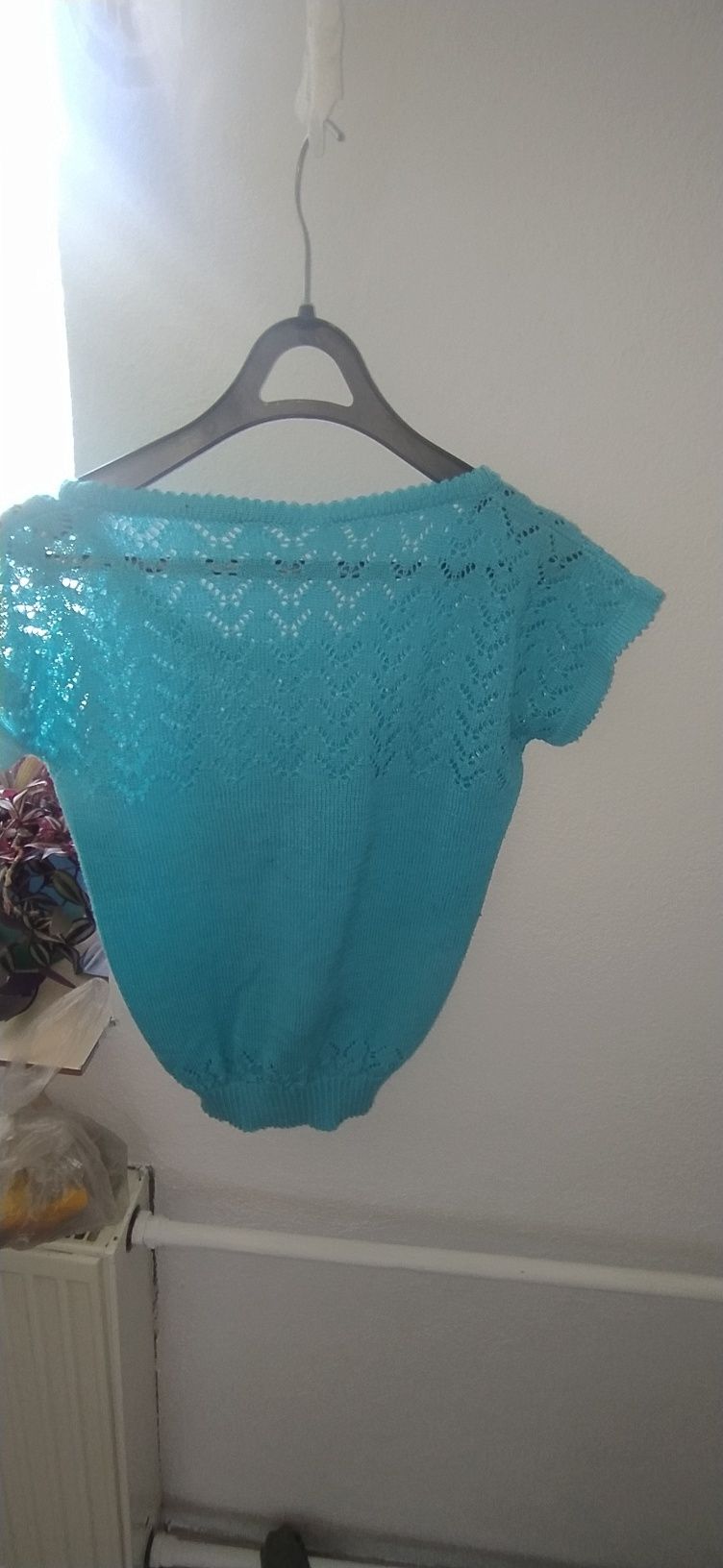 Sweter ażurowy damski