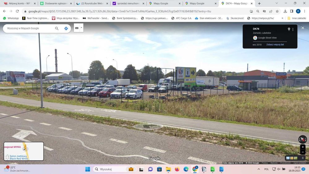 Działka komercyjna w doskonałej lokalizacji. Zamość