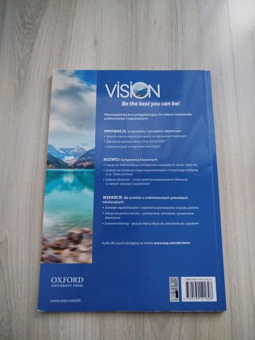 Podręcznik i ćwiczenia Vision 2 szkoła średnia liceum technikum