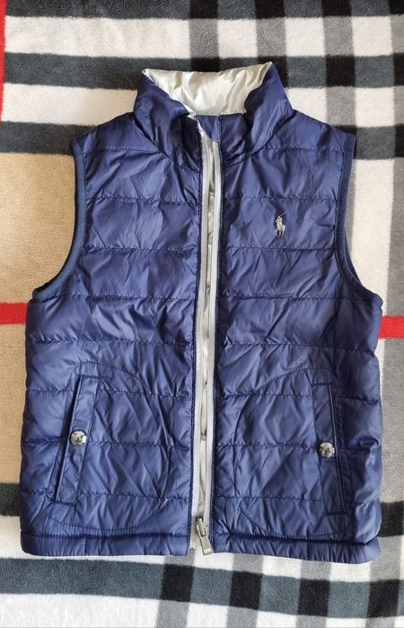 Bezrękawnik POLO Ralph Lauren (cienki, ale ciepły, puchowy)