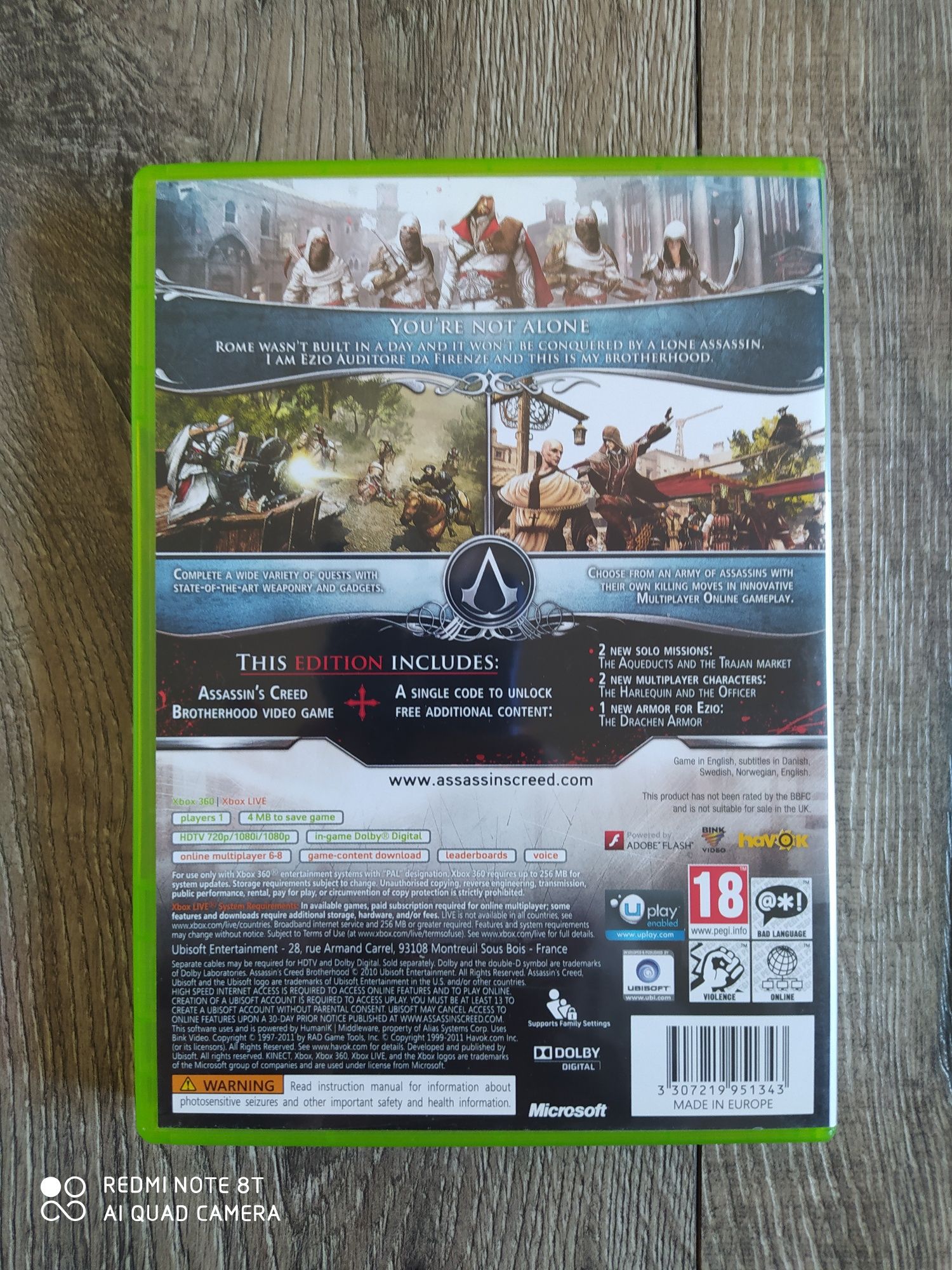 Gra Xbox 360 Assassin's Creed Brotherhood Jak Nowa ysyłka
