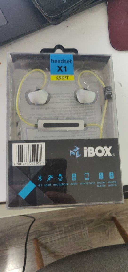 Słuchawki bezprzewodowe iBOX headset x1 douszne bluetooth