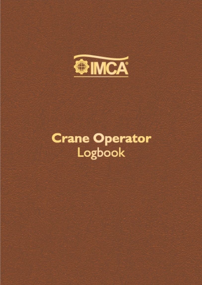 YMCA Crane Operator Logbook Offshore