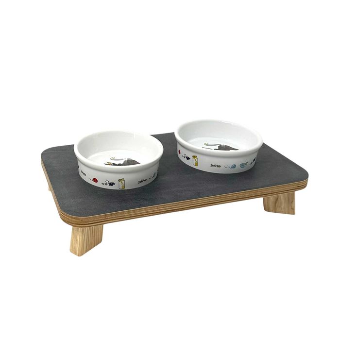 Керамічна миска Trixie для собак та котів з підставкою