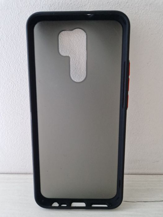 Vennus Color Button Bumper do Xiaomi Redmi 9 Czarny