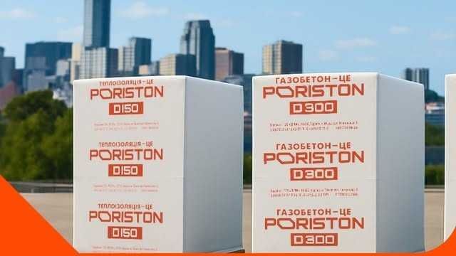 Газоблок 300-200-600 Для стен и перегородок ПОРИСТОН (АЕРОК)