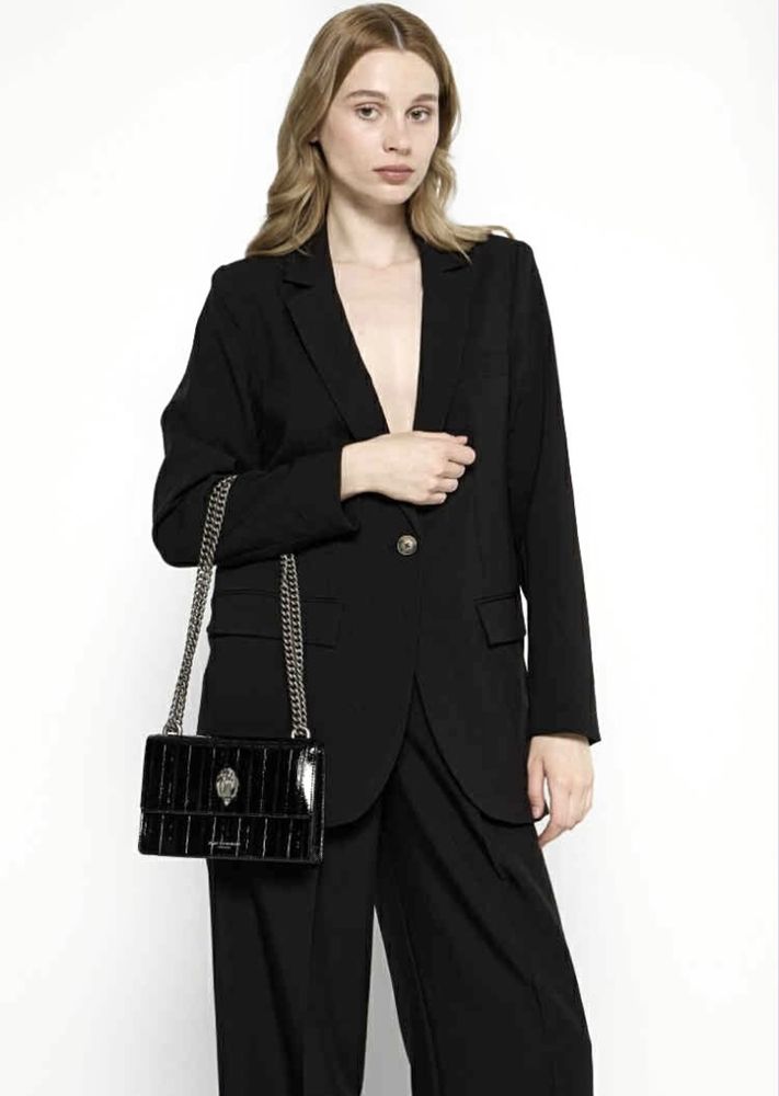 Nowa torebka damska skóra czarna Kurt Geiger London