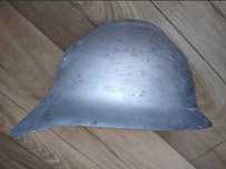 Srebrny kask strażacki