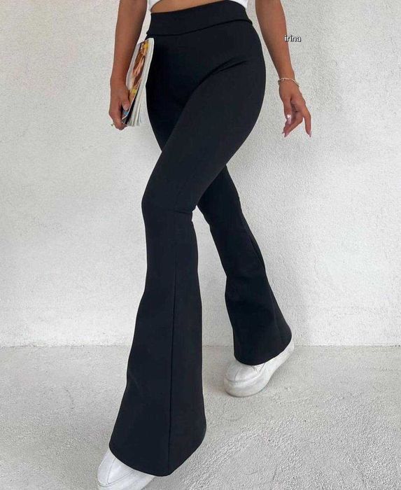 Жіночі трикотажні теплі термо лосіни на флісі термолосини на зиму