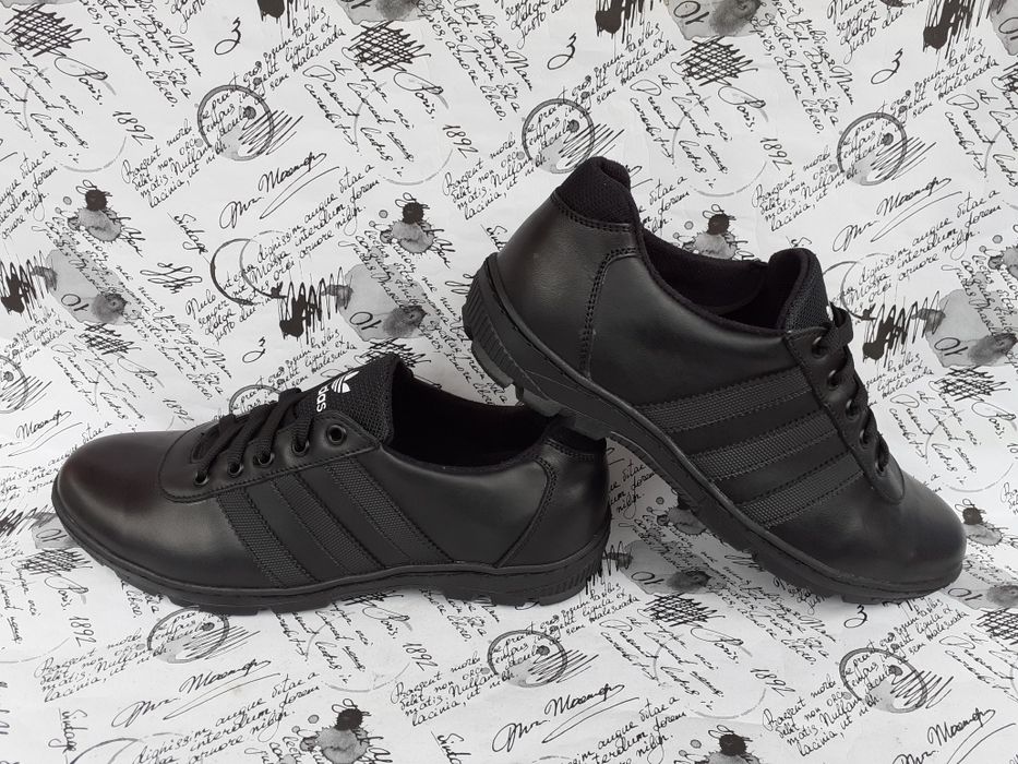 Adidas 5 чоловічі шкіряні прошиті кросівки кроссовки красовки