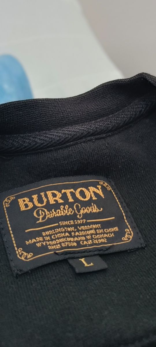 Bluza męska czarna firmy Burton rozmiar l