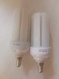 Dwie zepsute LED żarówki do naprawy lub na części